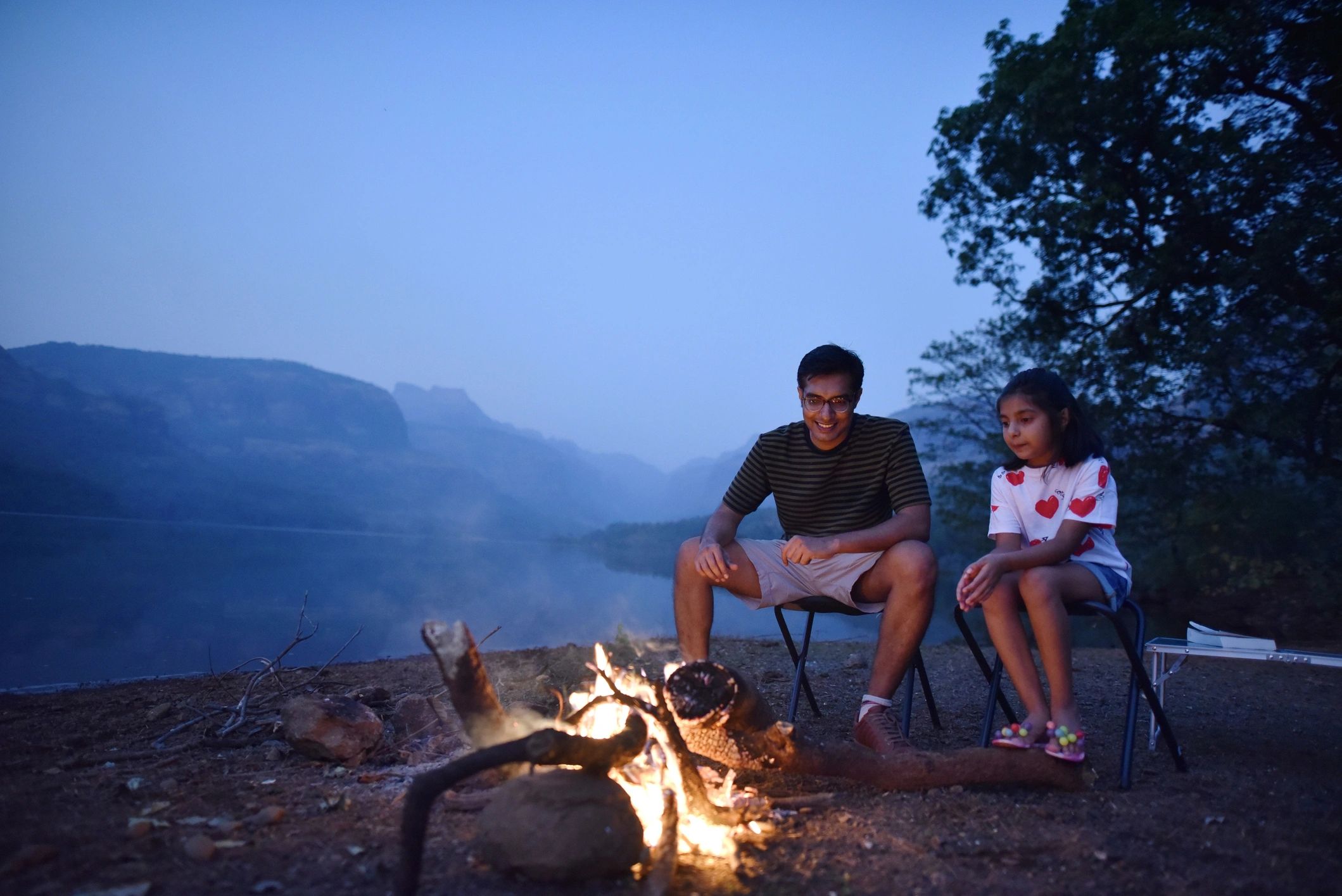 family camping outdoors Lavasa