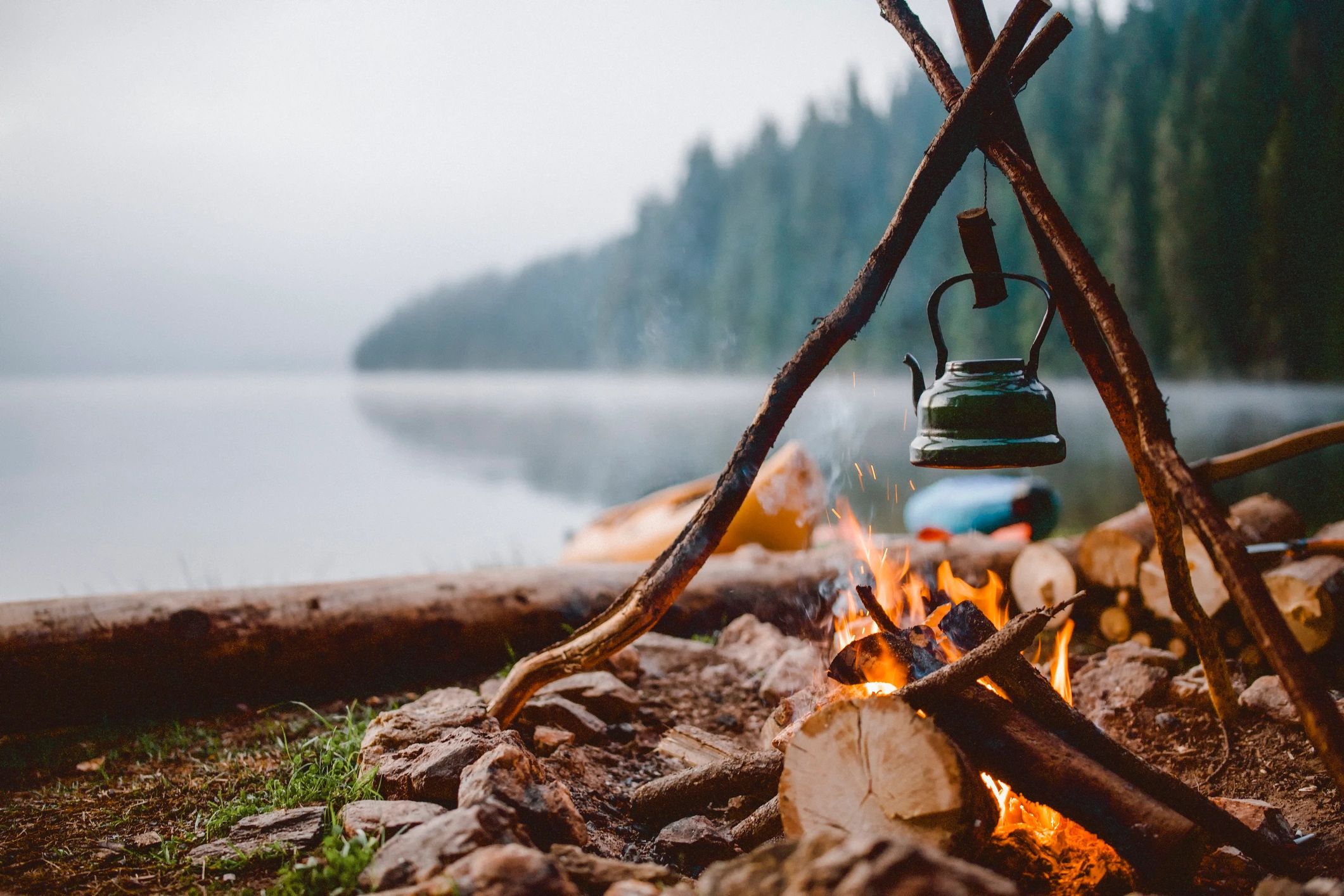 Scenic lakeside camping and stay