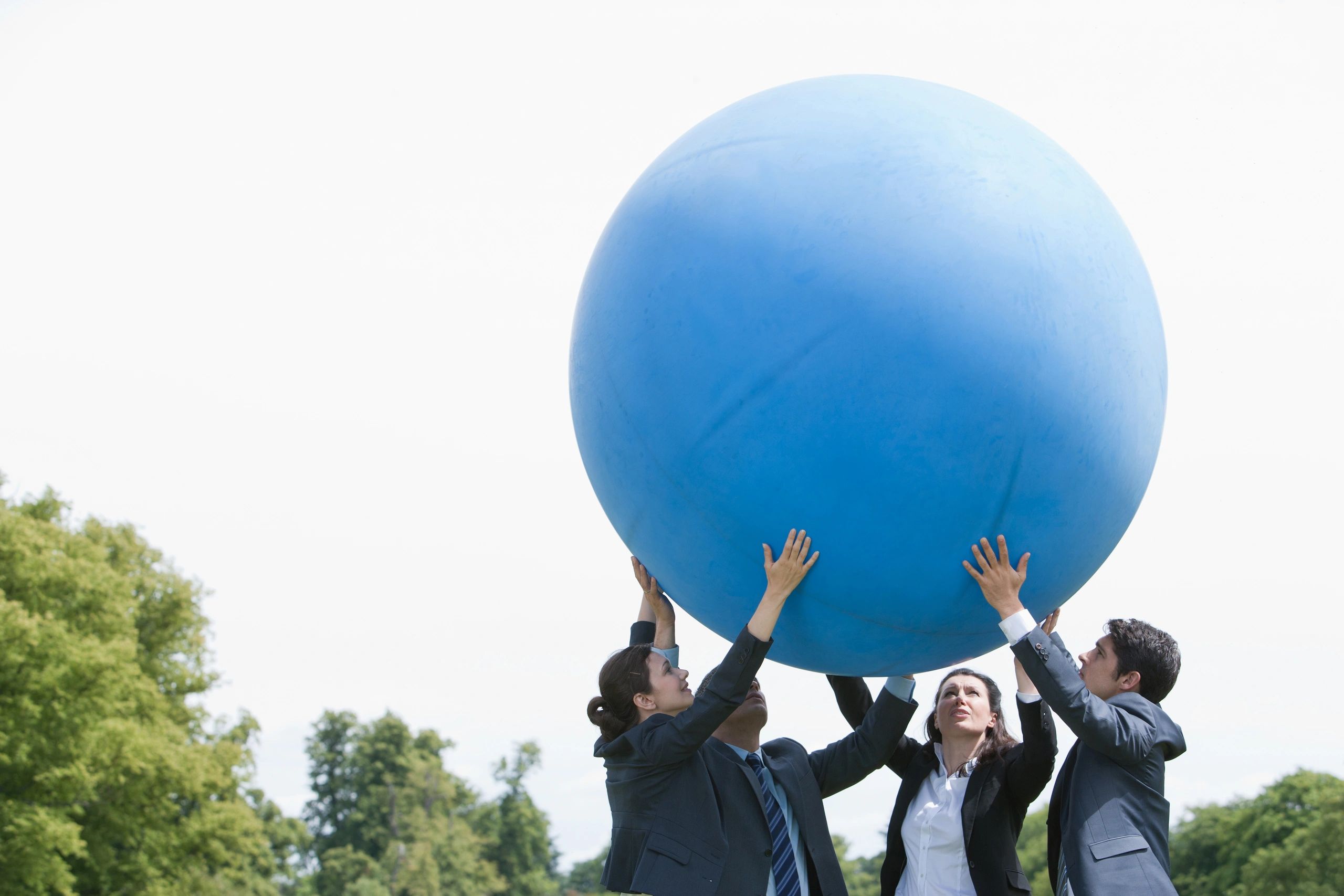 corporate team building outdoors